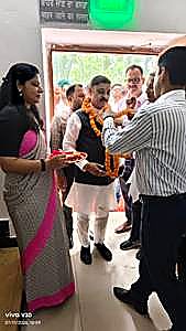 Welcoming Sh. Ganesh Singh Ji