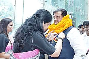 Welcoming Sh. Ganesh Singh Ji